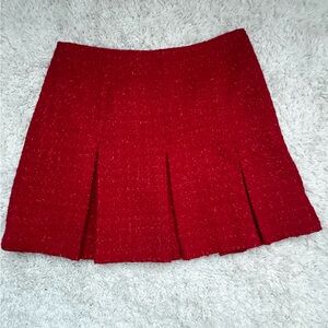 Lilly Pulitzer Vibrant Red Mini Skirt